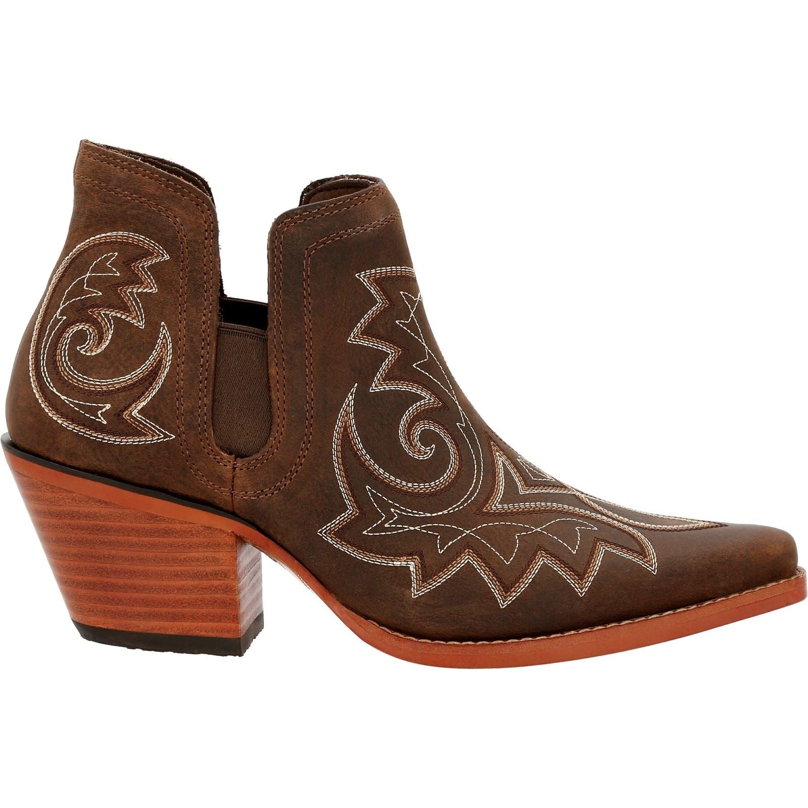 Durango Bottes En Cuir Crush Pour Femmes Couleur Café