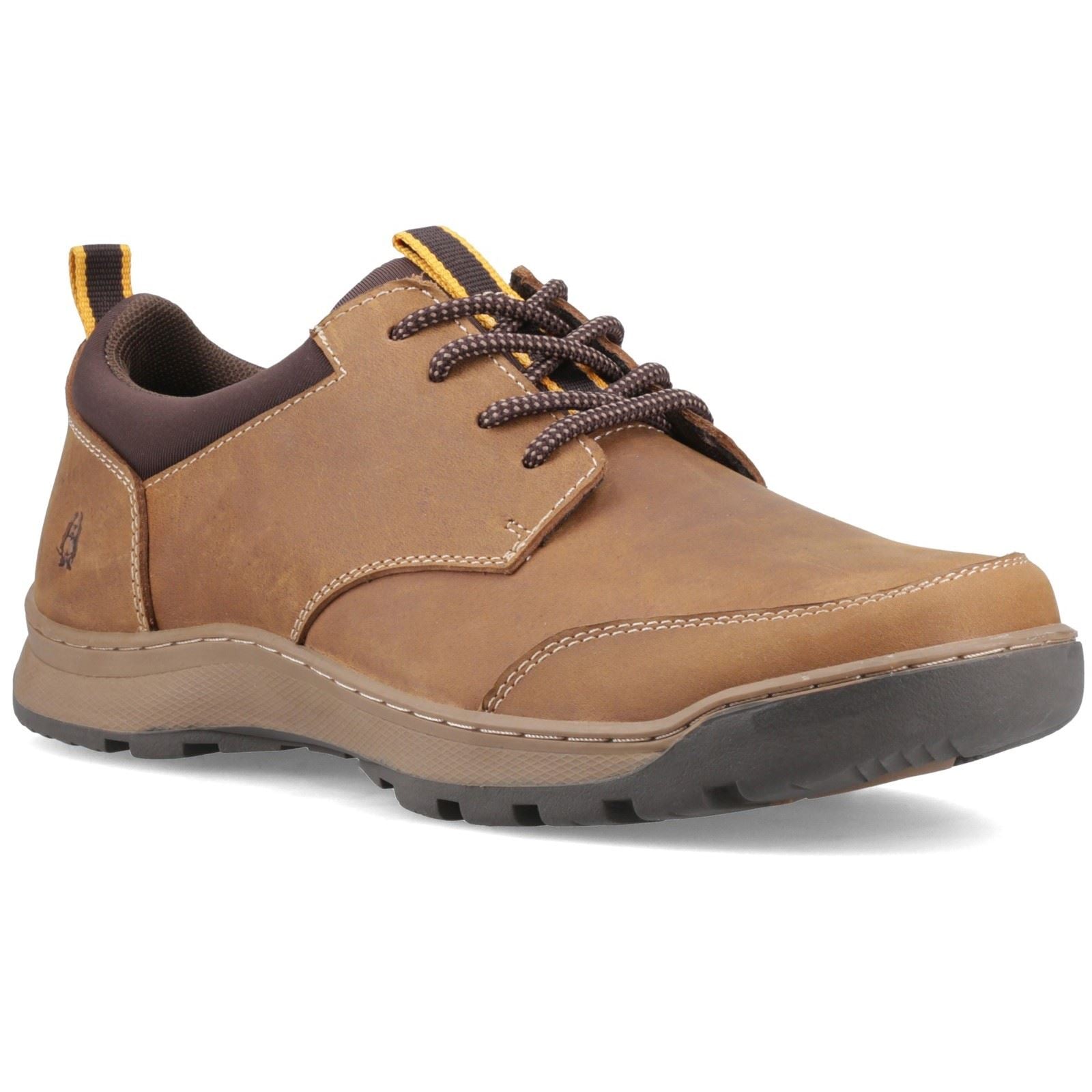 Hush Puppies THOM LACE UP Chaussures En Cuir Pour Hommes À Lacets Tan