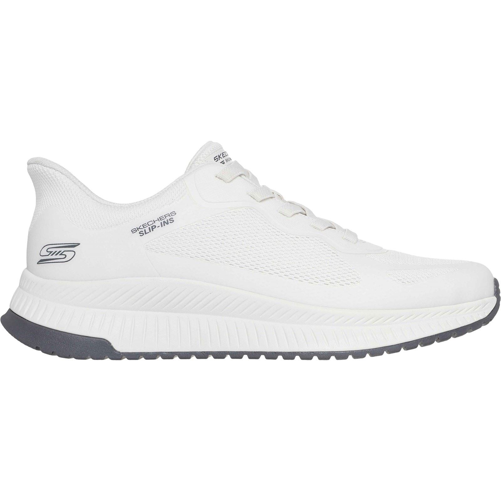 Skechers BOBS Sport Squad Chaos 4 Baskets Off White Pour Hommes