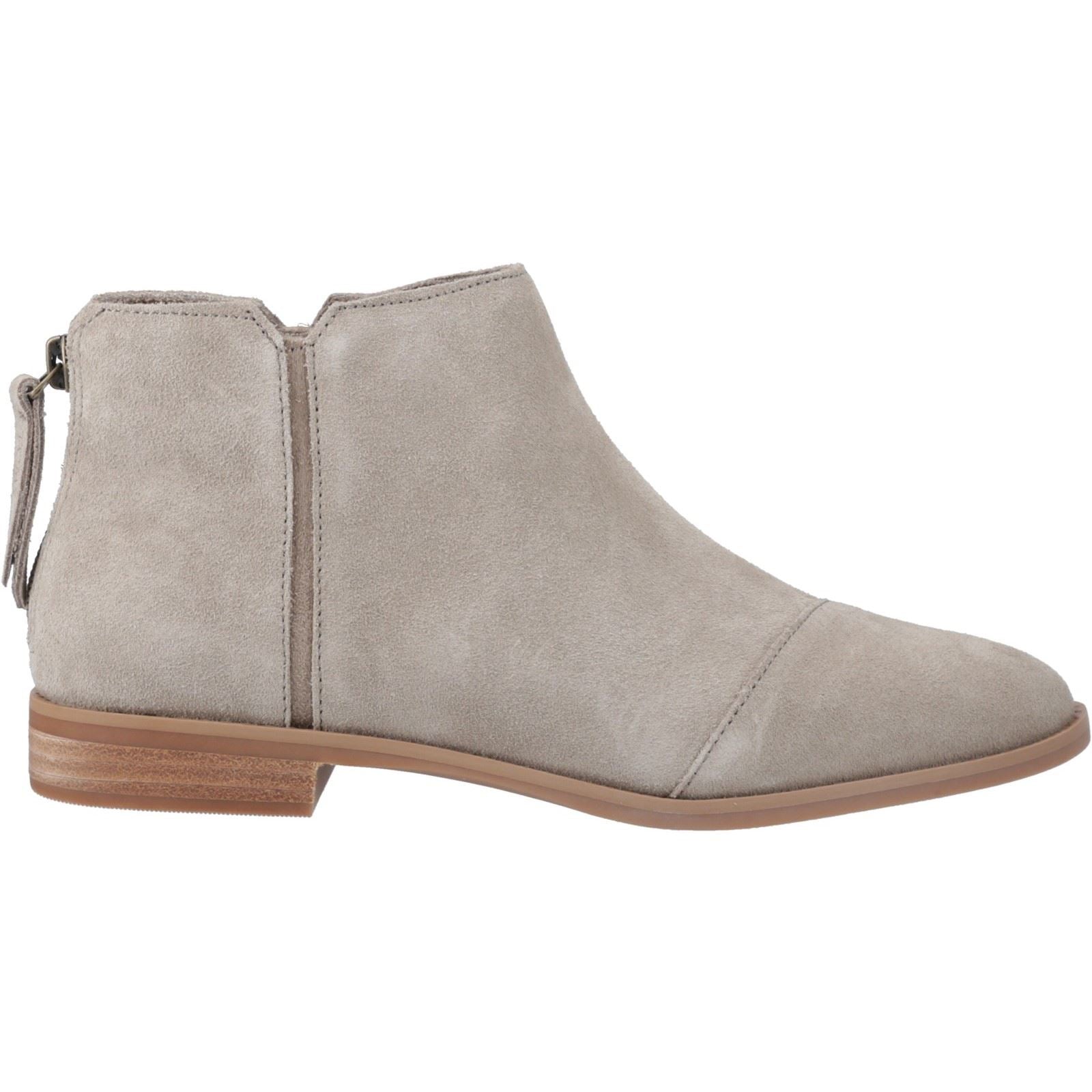 TOMS Rylie Bottes Naturelles En Cuir Pour Femmes