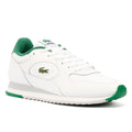 Lacoste Linetrack Baskets Blanches En Cuir Pour Hommes