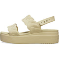 Crocs Brooklyn Woven Sandales Chai Pour Femme En Thermoplastique