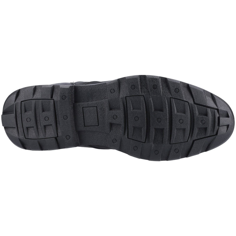 Hush Puppies Tyrone Bottes Noires En Cuir Pour Hommes