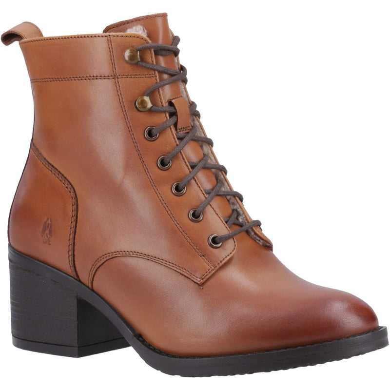 Hush Puppies Harriet Bottes En Cuir Pour Femmes Couleur Tan