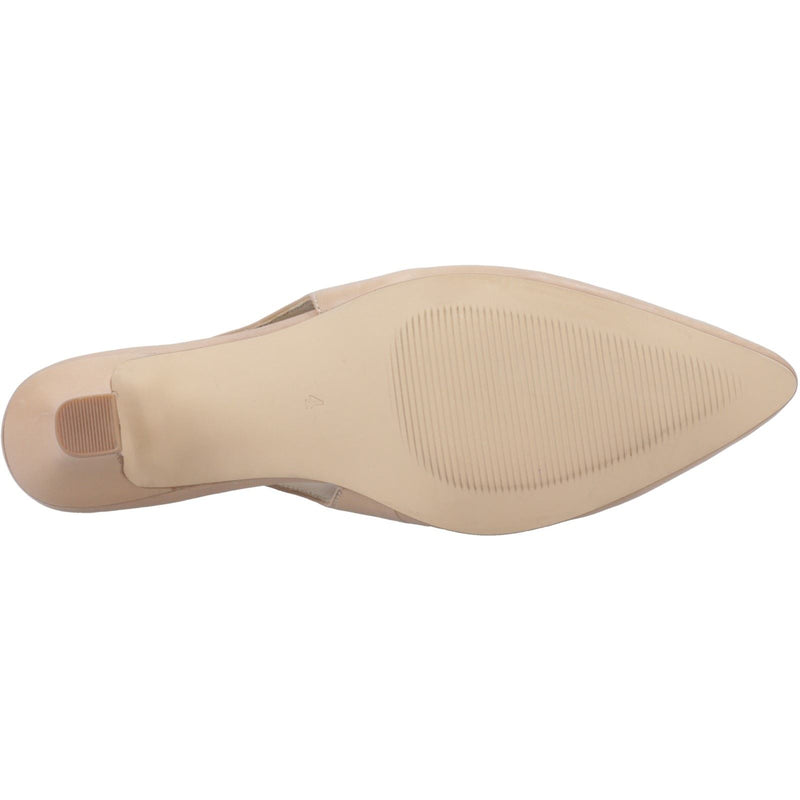 Hush Puppies Nahla Chaussures À Talons Aiguilles Pour Femmes En Cuir Nude