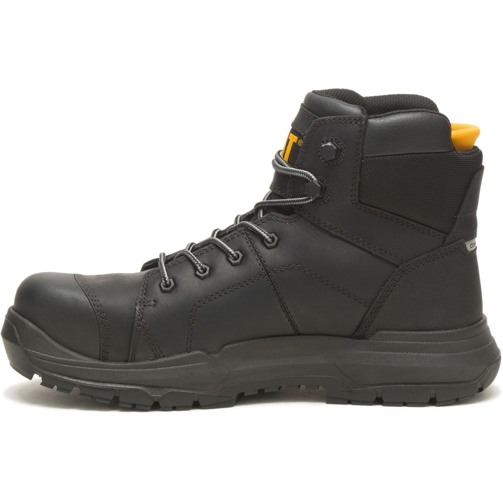 Caterpillar Bottes De Sécurité En Cuir Noir Crossrail 2.0