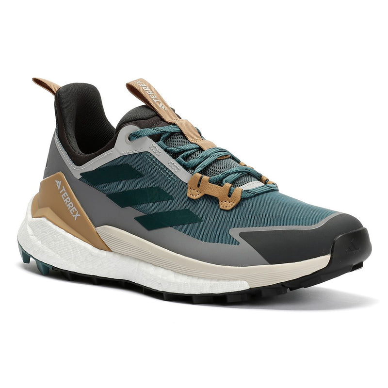 Adidas Terrex Free Hiker 2 Low Baskets Vertes Pour Hommes