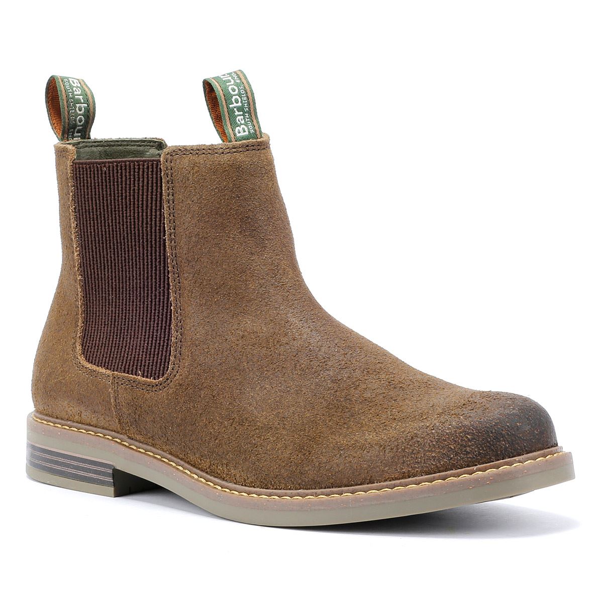 Barbour Farsley Bottes En Daim Pour Hommes, Marron