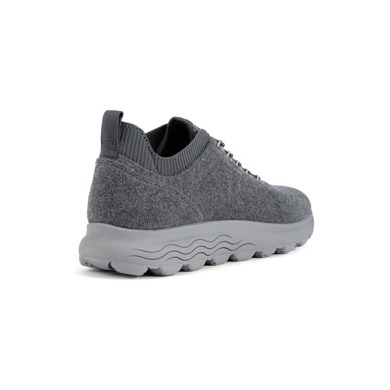 Geox D Spherica A Baskets Pour Femmes En Mélange De Laine Anthracite