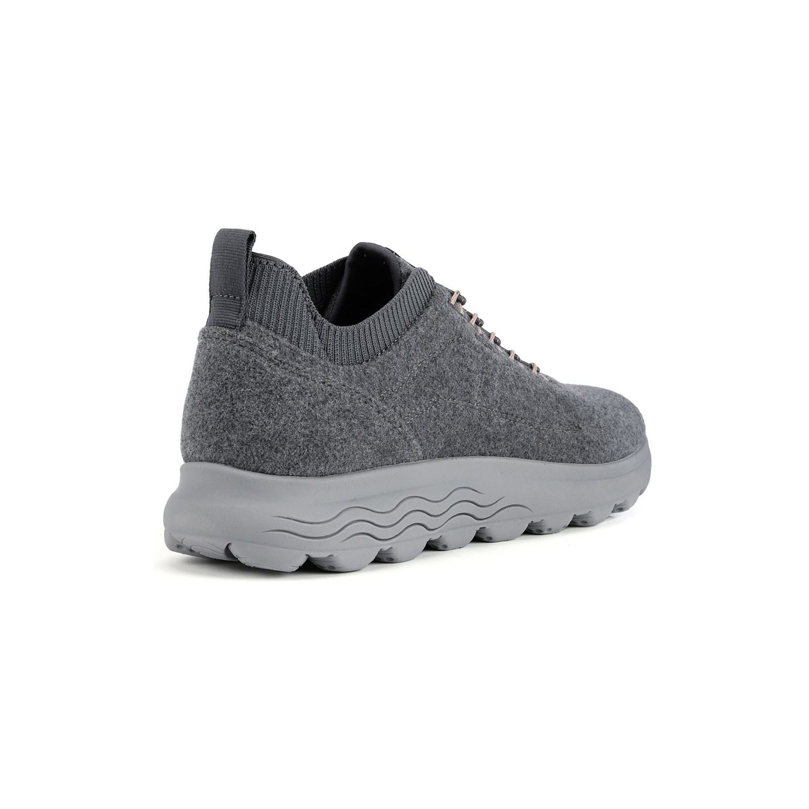 Geox D Spherica A Baskets Pour Femmes En Mélange De Laine Anthracite