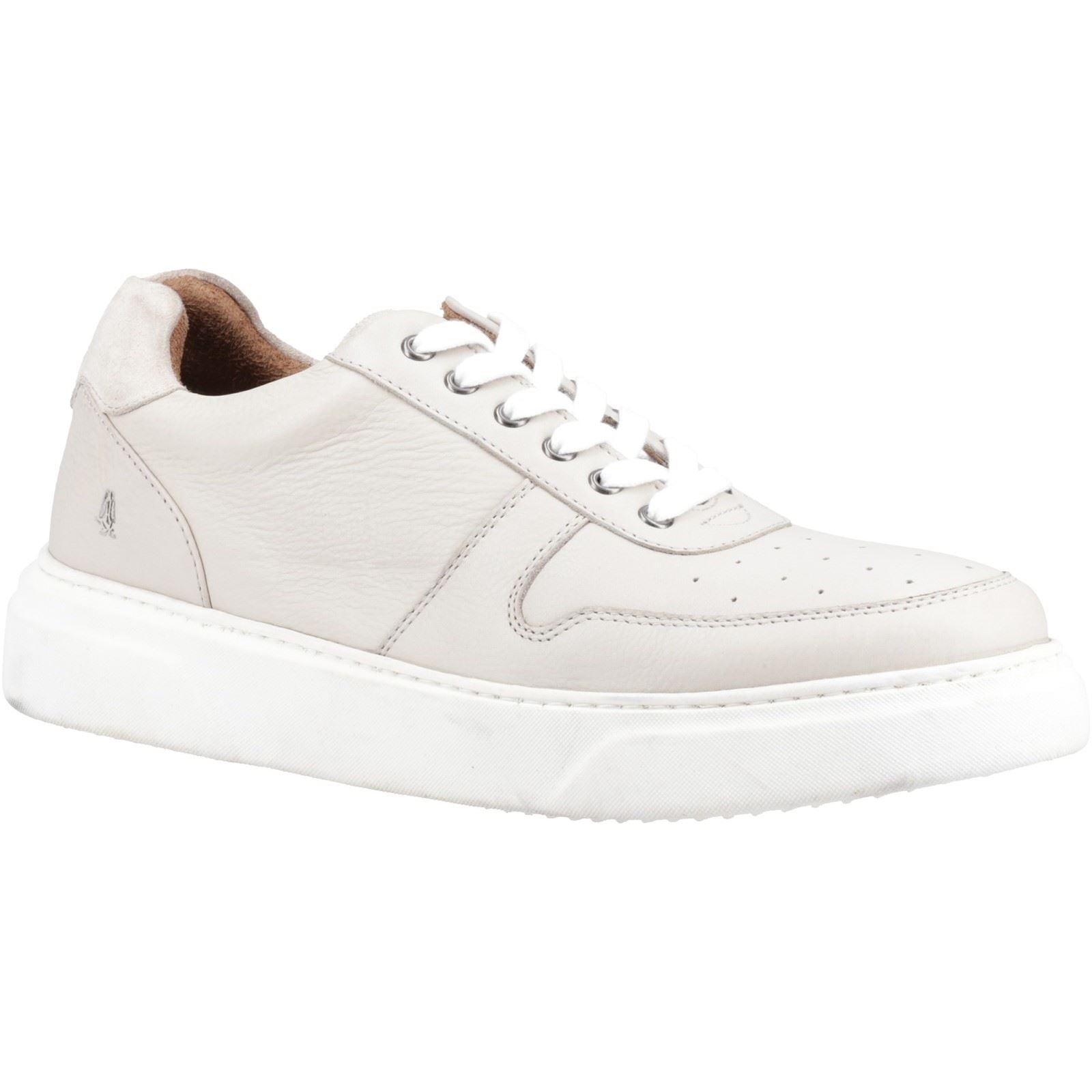 Hush Puppies Wyatt Chaussures De Sport Pour Hommes En Cuir Couleur Taupe