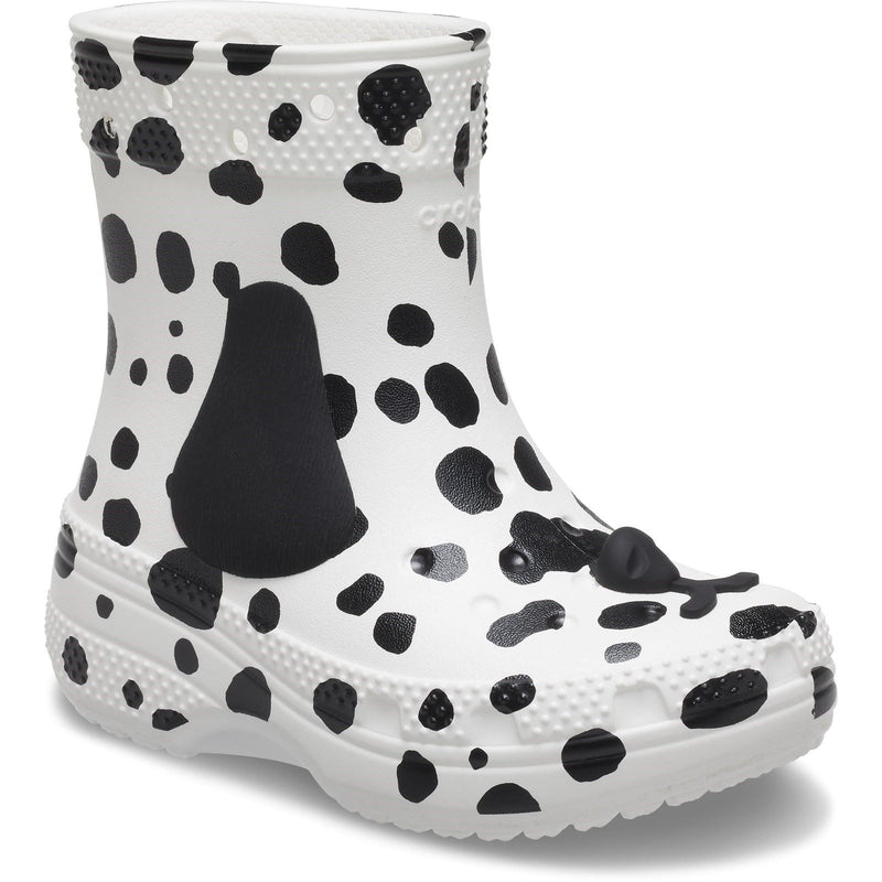 Crocs Classic Dalmatian Eva Bottes De Pluie Blanches Et Noires