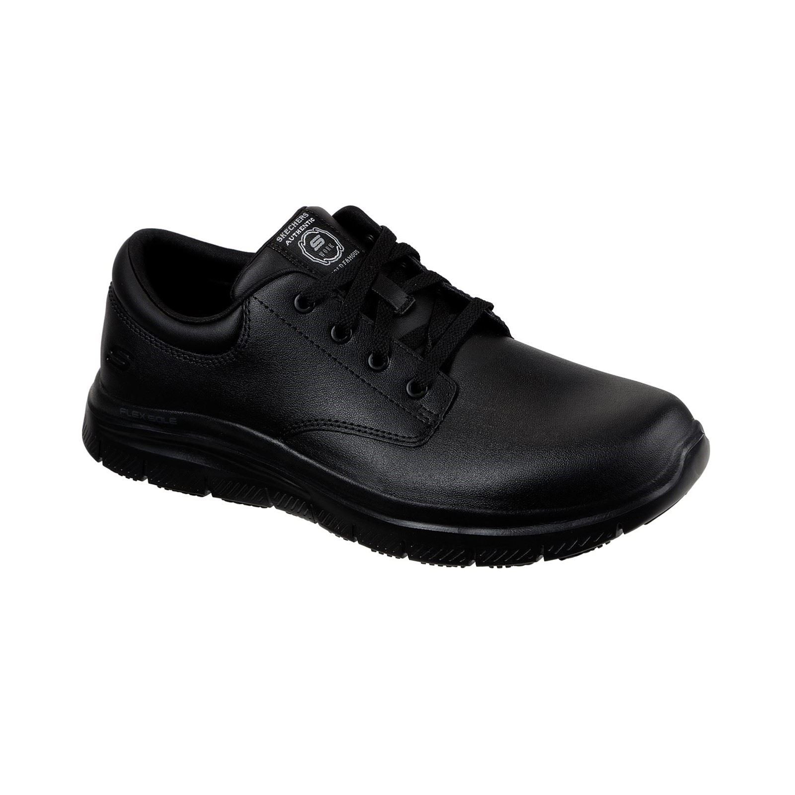 Skechers Workwear Flex Advantage - Fourche Sr Chaussures De Sécurité Noires En Synthétique Pour Hommes