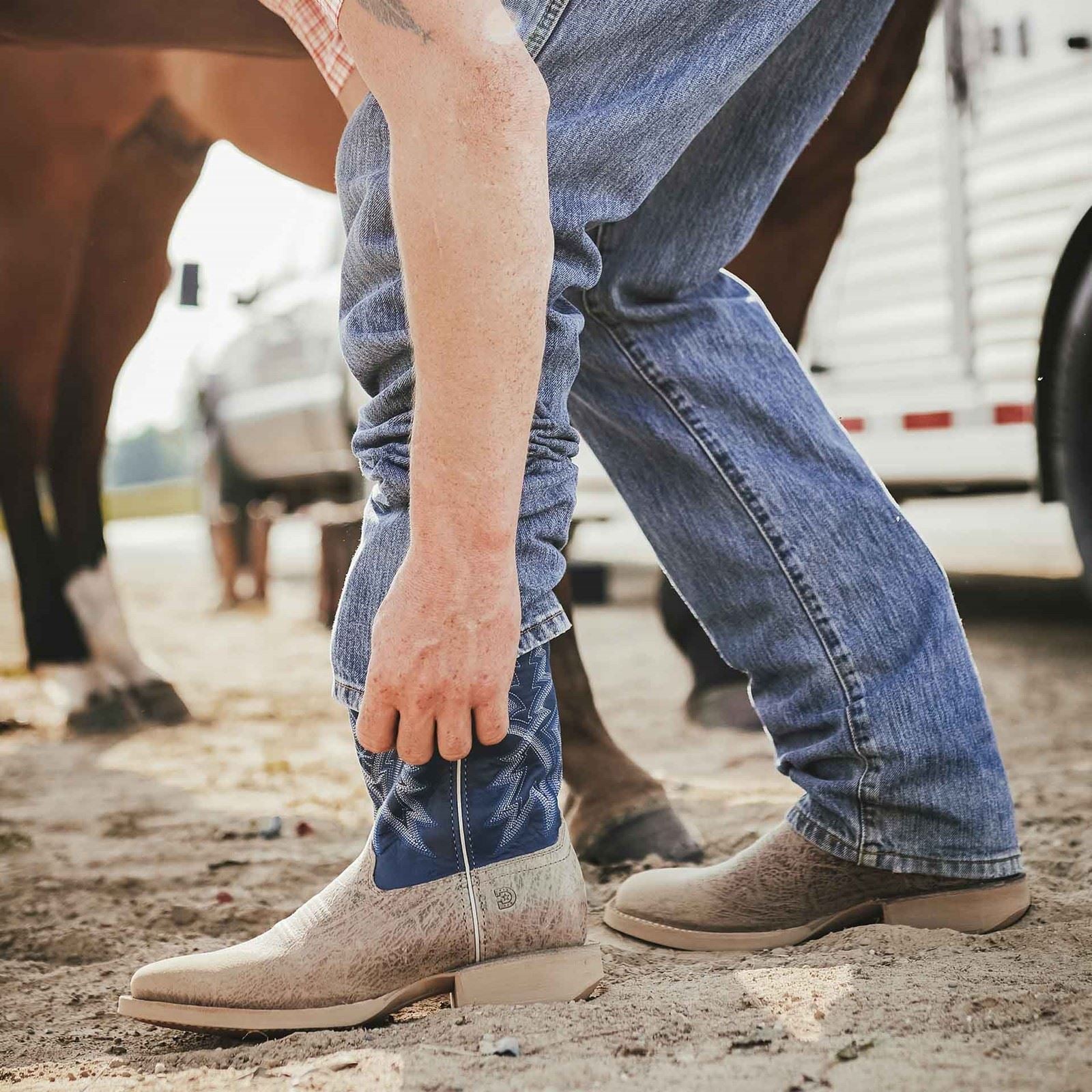 Durango Rebel Pro Lite Bottes Buffalo Tan/fog En Cuir Pour Hommes