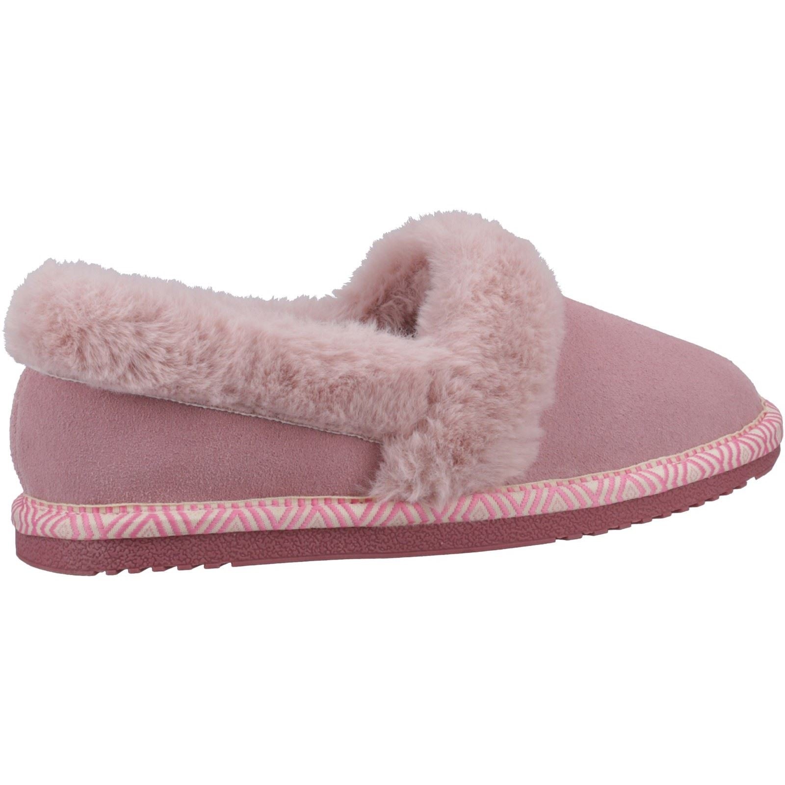 Hush Puppies Ariel Chaussons Blush En Suède Pour Femme