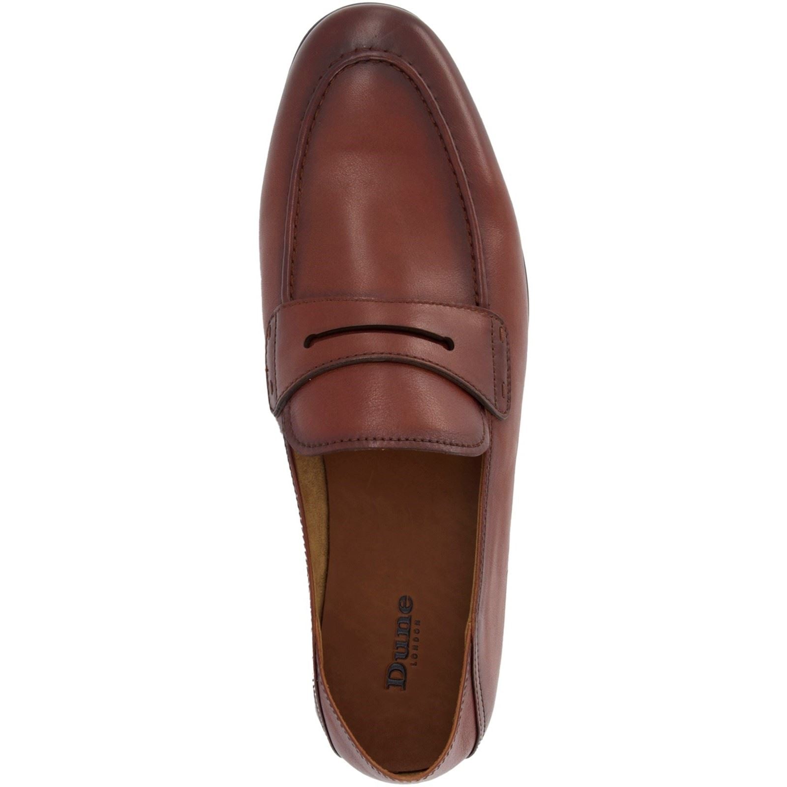 Dune Sync Mocassins En Cuir Pour Hommes Couleur Beige