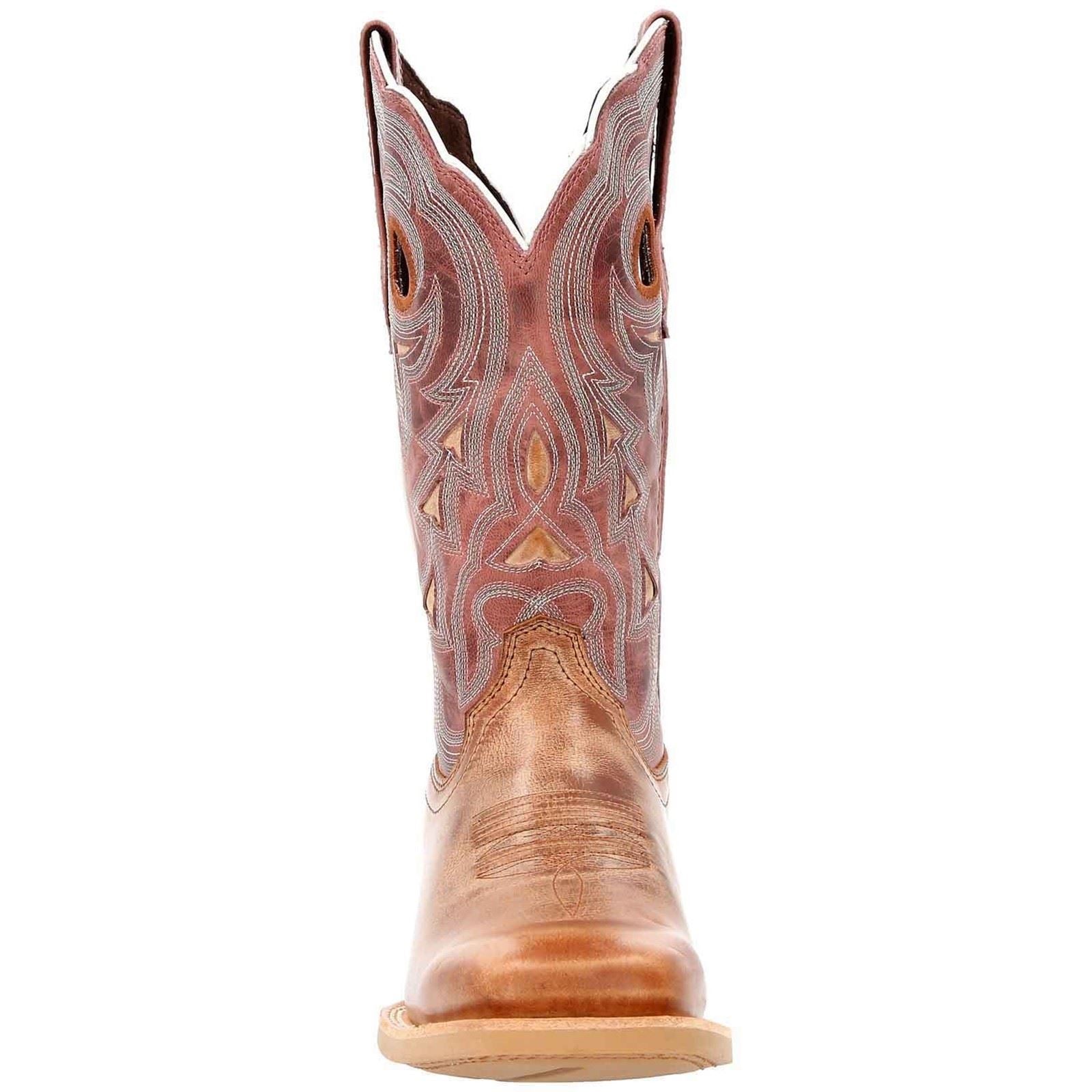 Durango Lady Rebel Pro Bottes En Cuir Pour Femme Marron Poussière/bleu Ciel