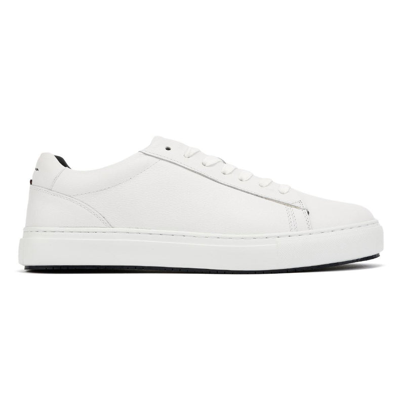 Ben Sherman Ace Cupsole Baskets Blanches En Cuir Pour Hommes