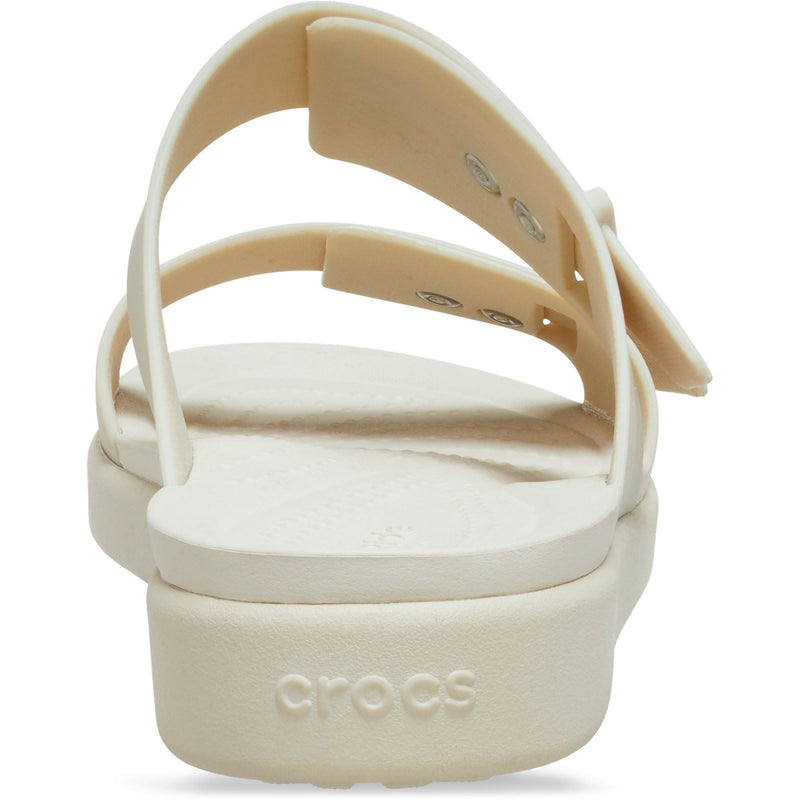 Crocs Brooklyn Buckle Sandales En Pierre De Sable Pour Femme