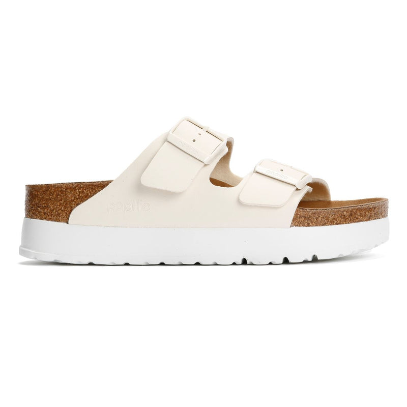 Birkenstock Arizona Flex Narrow Fit Sandales Blanches Pour Femmes