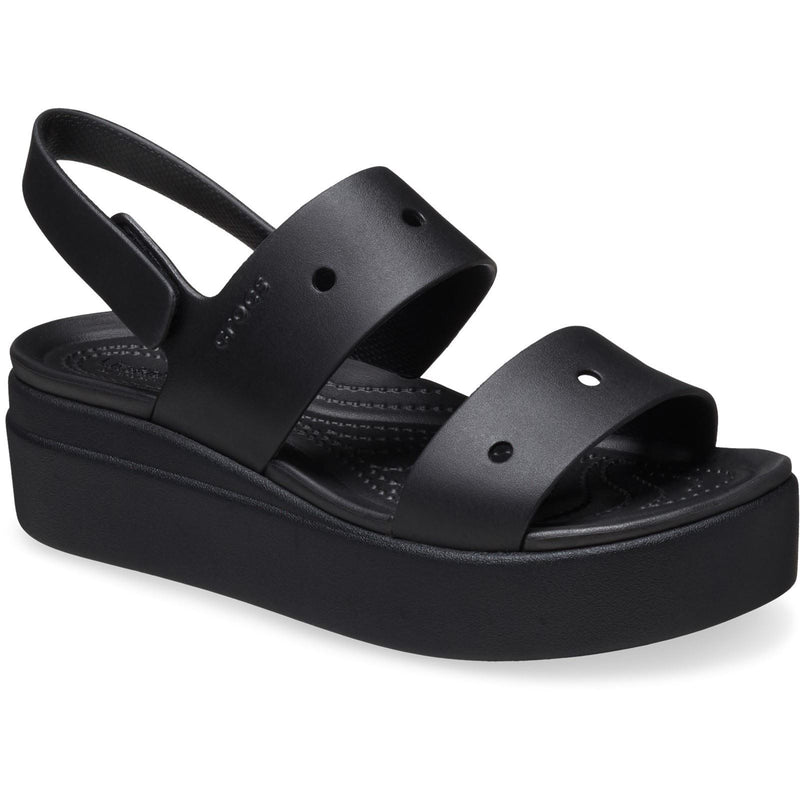 Crocs Brooklyn 4U Sandales Noires Pour Femme En Thermoplastique