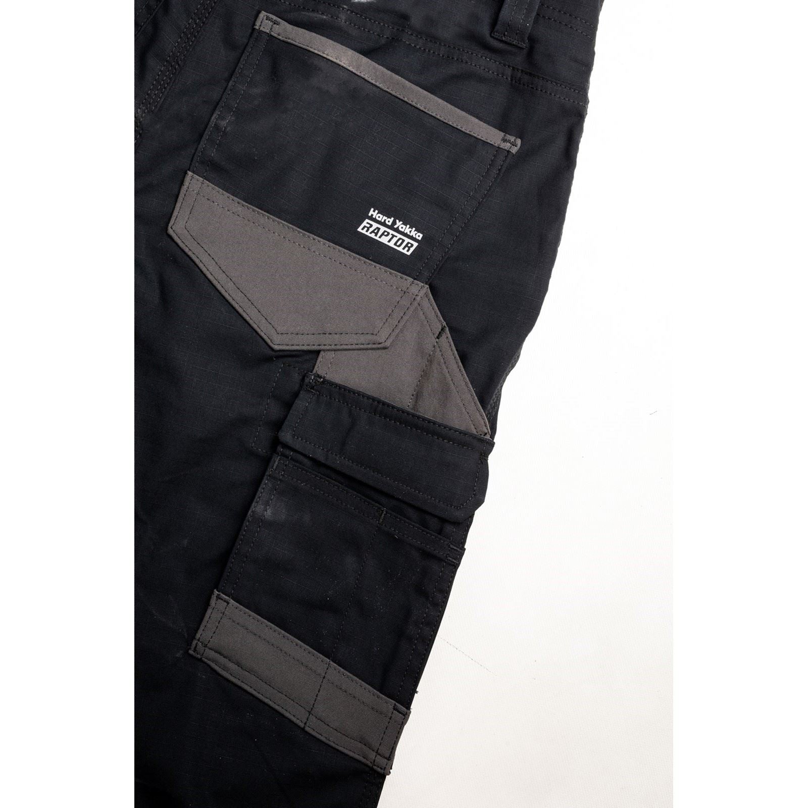 Hard Yakka Raptor Cuffed Pantalon Outdoor Noir En Coton Pour Femmes