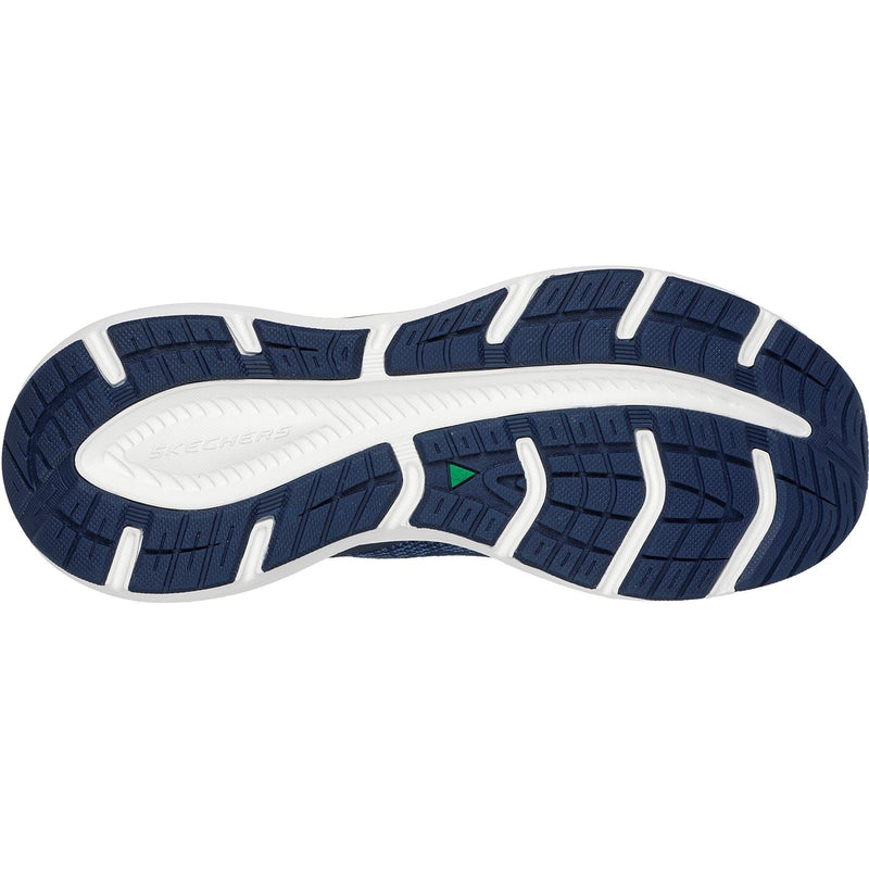 Skechers Edgeride Power Flow Sneakers Femme En Textile Bleu Marine/Rose