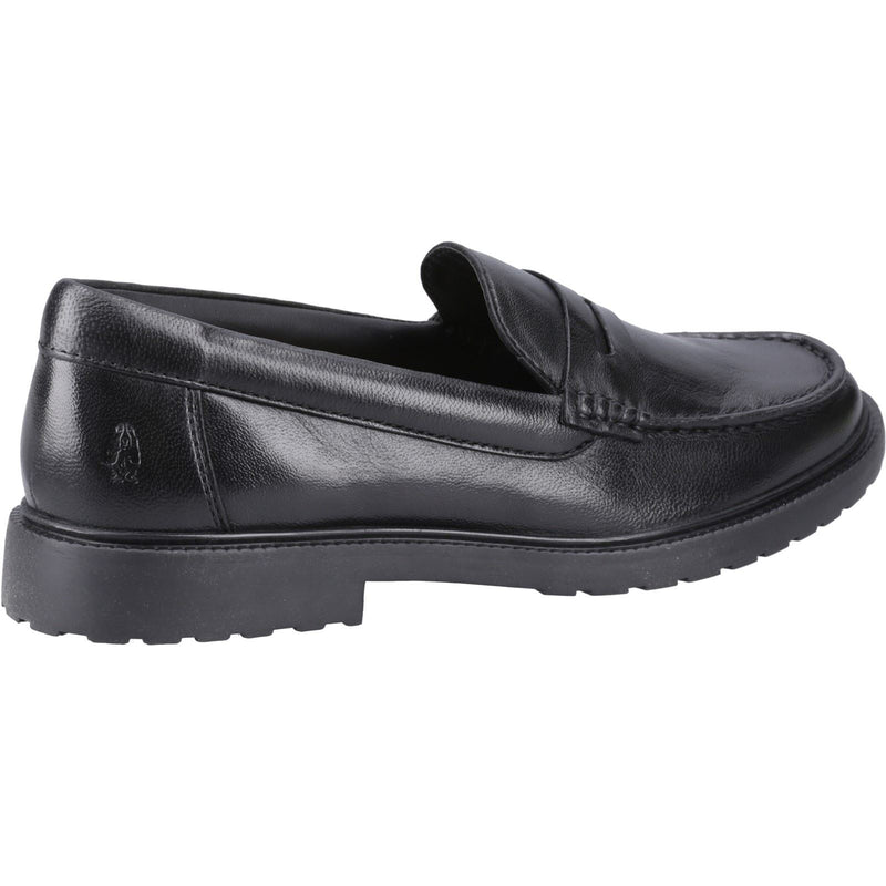 Hush Puppies Verity Slip On Mocassins Noirs En Cuir Pour Femmes