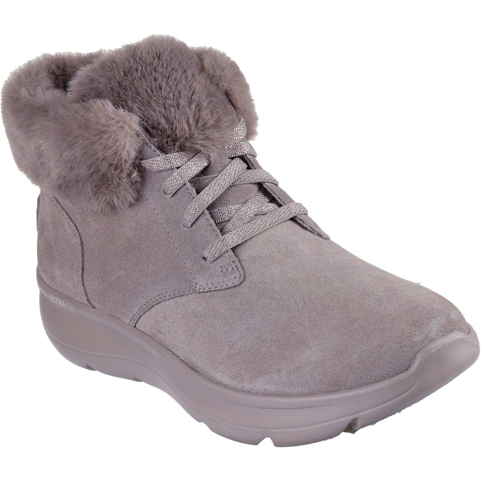 Skechers SK144334 ON-THE-GO JOY Bottes En Daim Pour Femme, Couleur Taupe Foncé