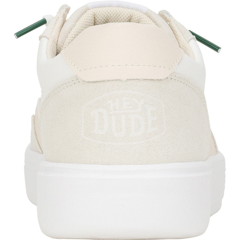 HEYDUDE Hudson Classic Baskets Légères Beiges/Blanches Pour Hommes Suede