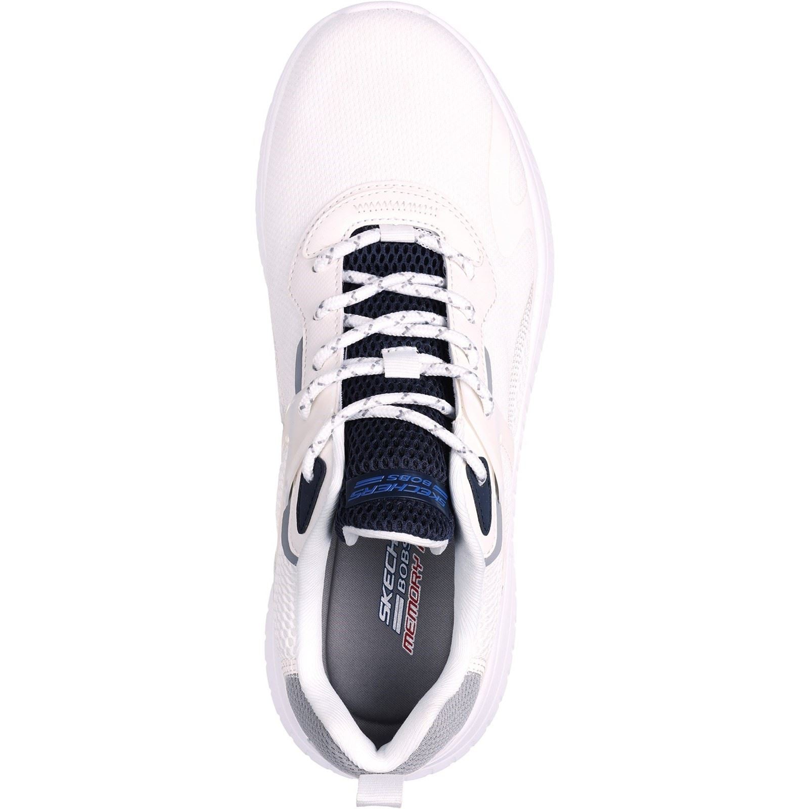 Skechers Bobs Squad Chaos Elevated Drift Baskets Blanches/Multicolores Pour Homme En Synthétique