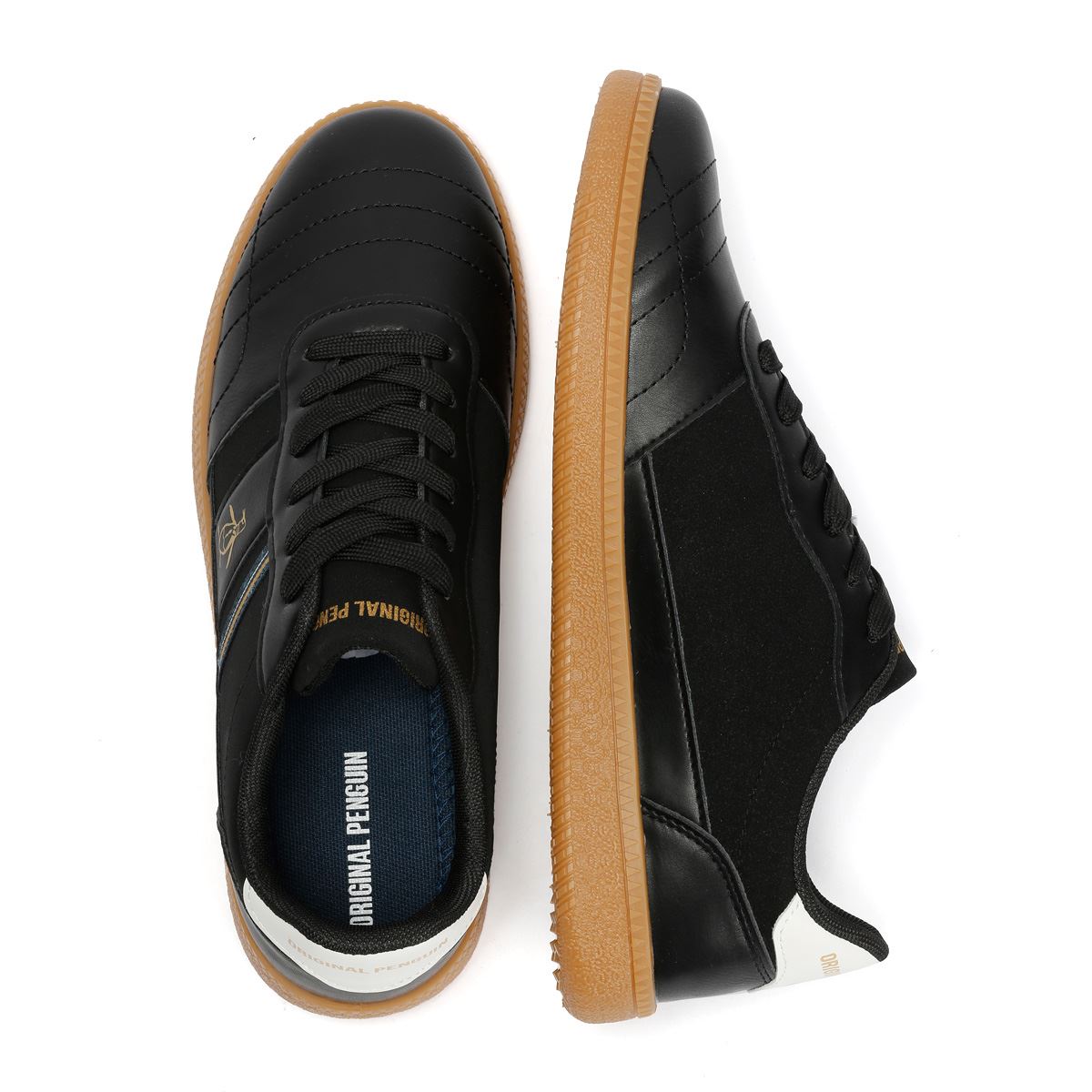Penguin Striker Baskets Noires Pour Hommes