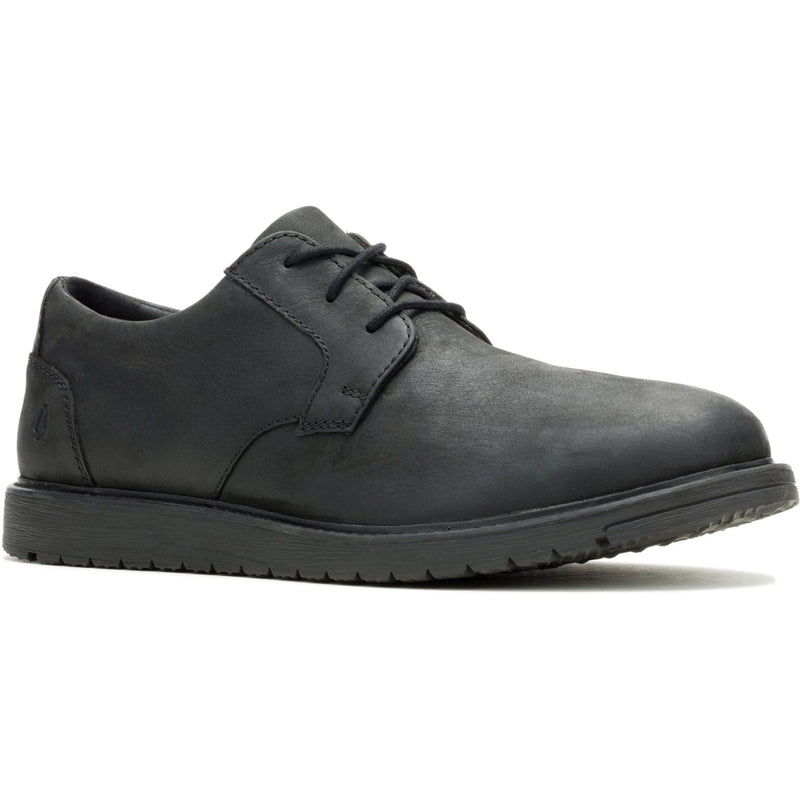 Hush Puppies JENSON MUDDY RIVER Chaussures Oxford Noires Pour Hommes En Cuir