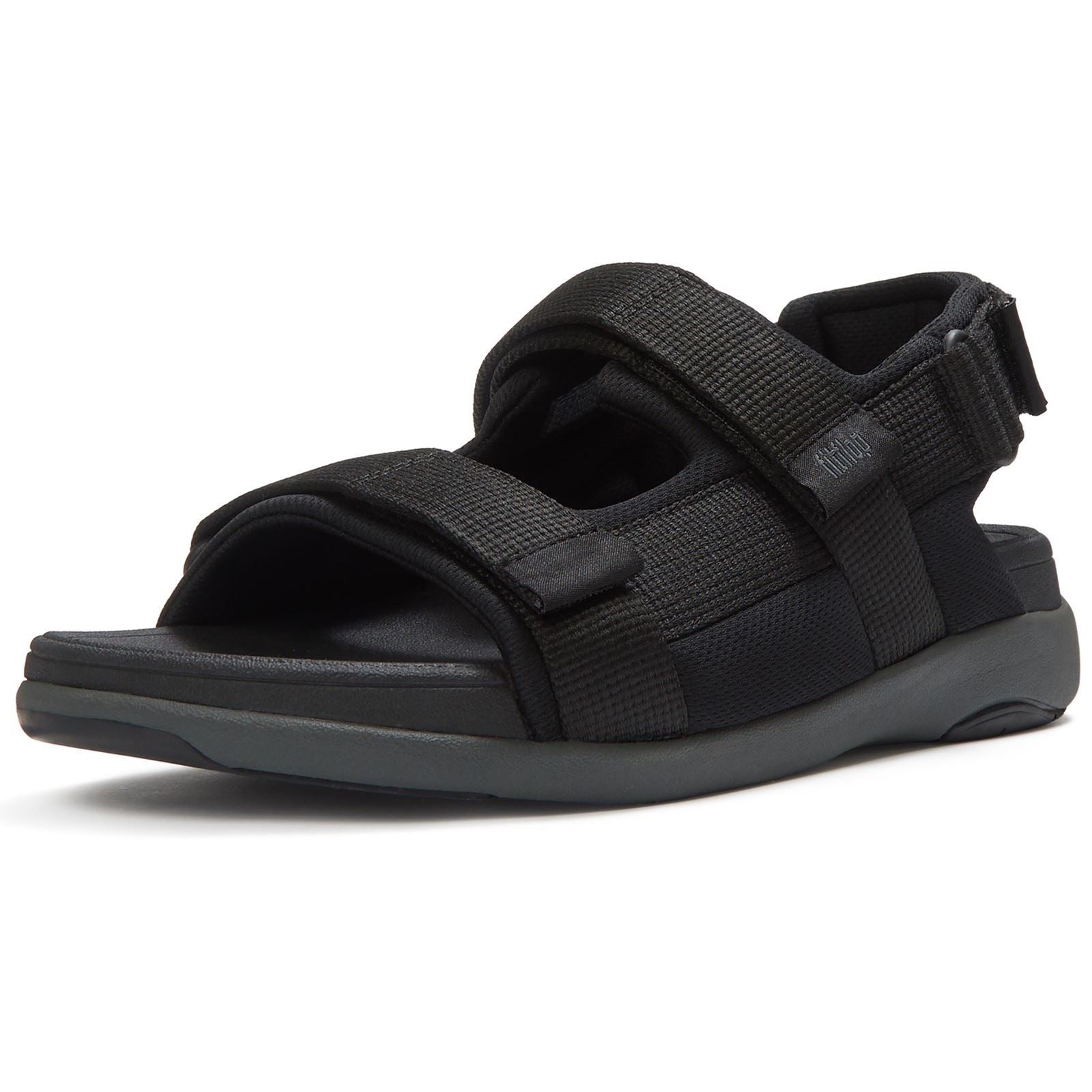 Fitflop F-Mode Go Sandales Noires En Polyester Pour Homme