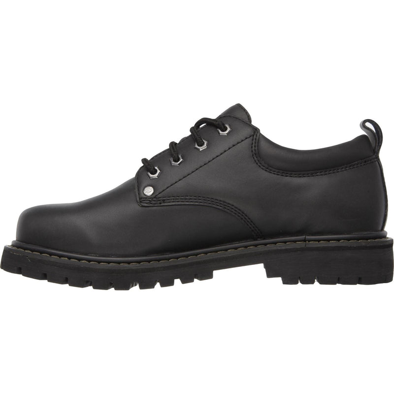 Skechers Tom Cats Chaussures En Cuir Noir À Lacets Pour Hommes