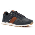 Ben Sherman Owen Retro Baskets Bleues Pour Hommes