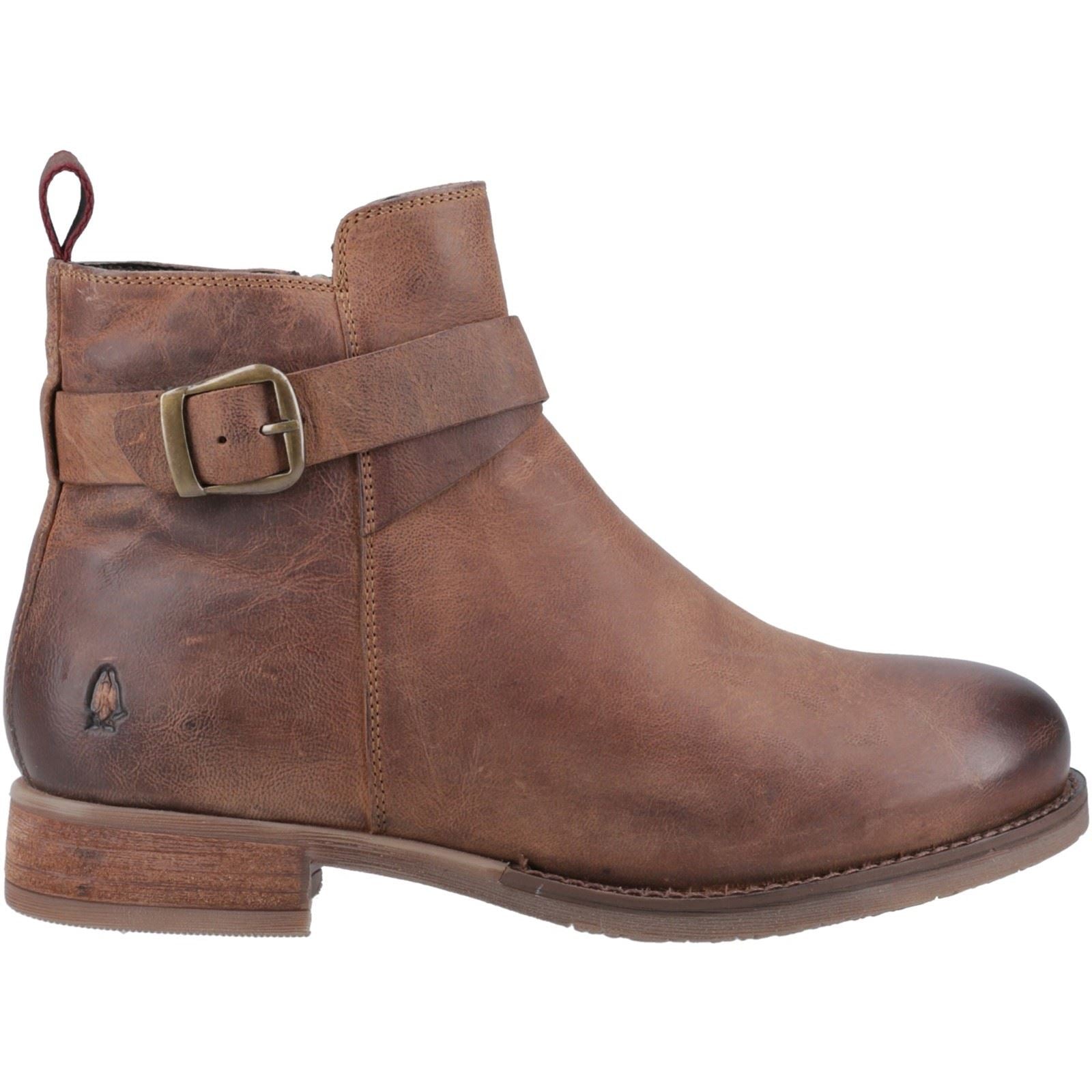 Hush Puppies Elise Bottes En Cuir Marron Pour Femmes