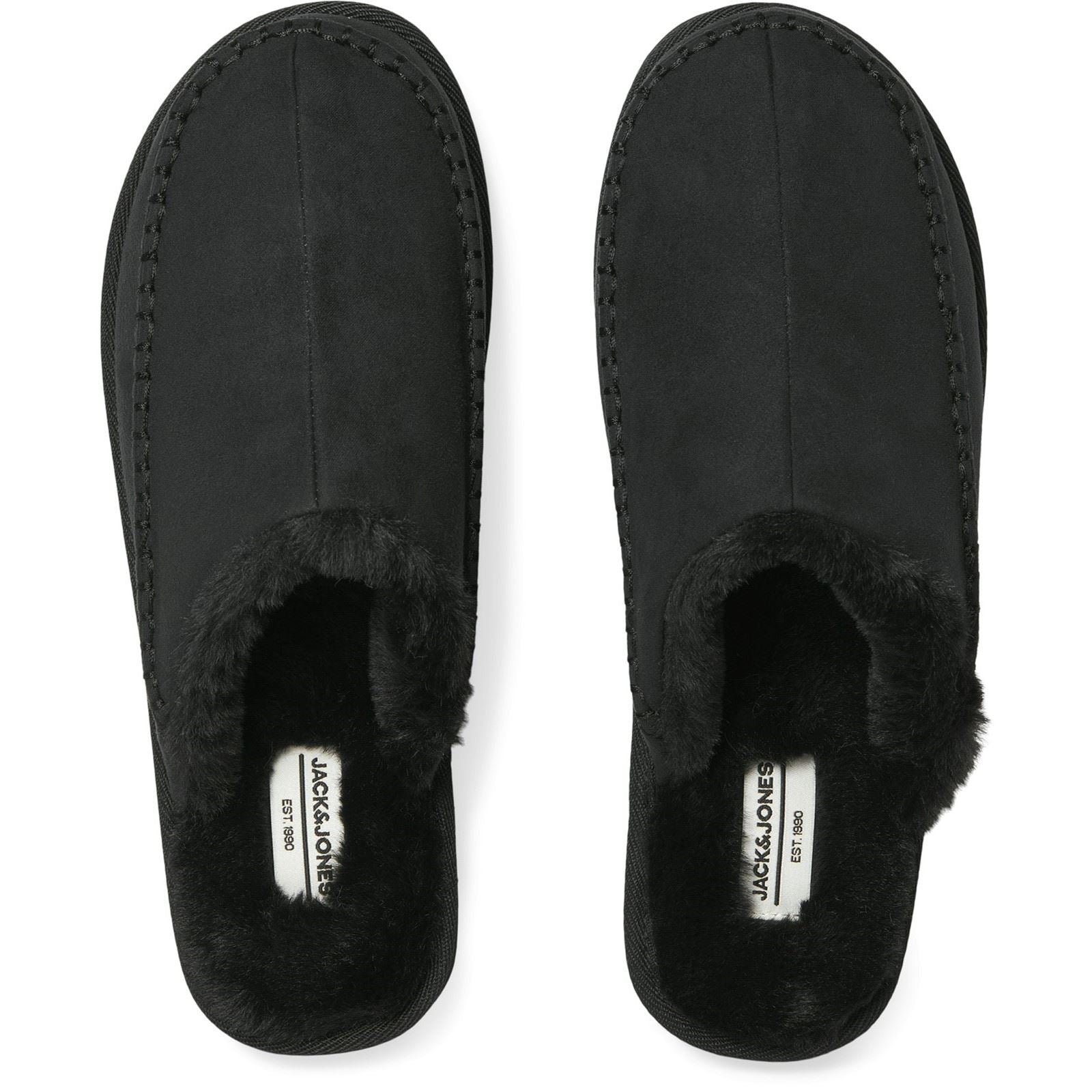 Jack & Jones Manor Moc Mules Anthracite En Polyester Pour Homme