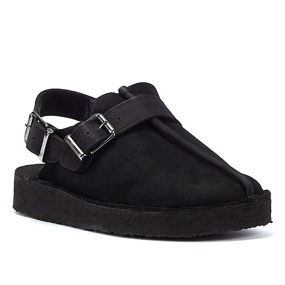 Clarks Originals Trek Mule Sling Doublé Chaussures Confort Femme Noir