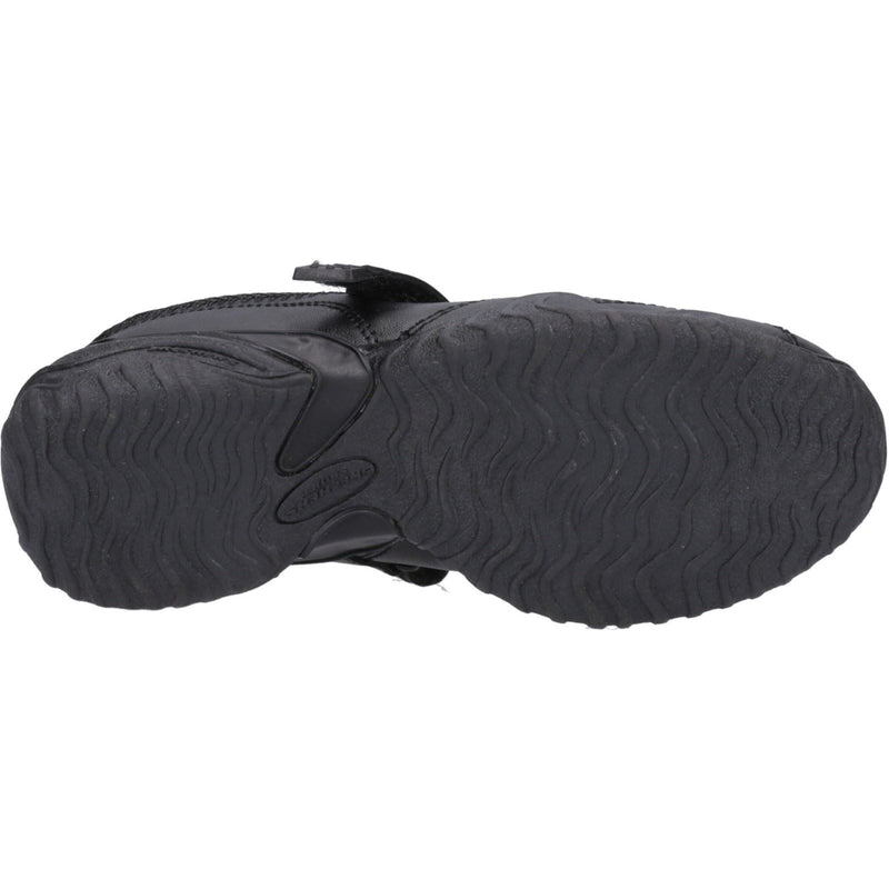 Skechers Velocity Pouty Chaussures Noires Pour Filles En Cuir