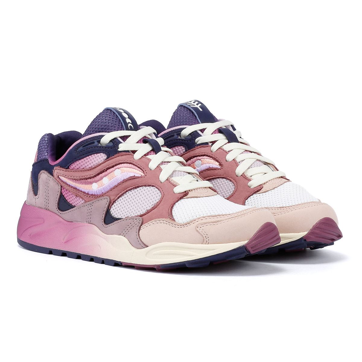 Saucony Shadow 2 Baskets Lilas/Bleues