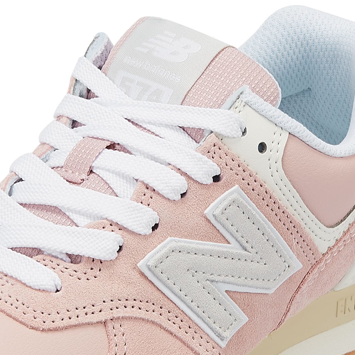 New Balance 574 Baskets En Daim Rose Pour Femmes