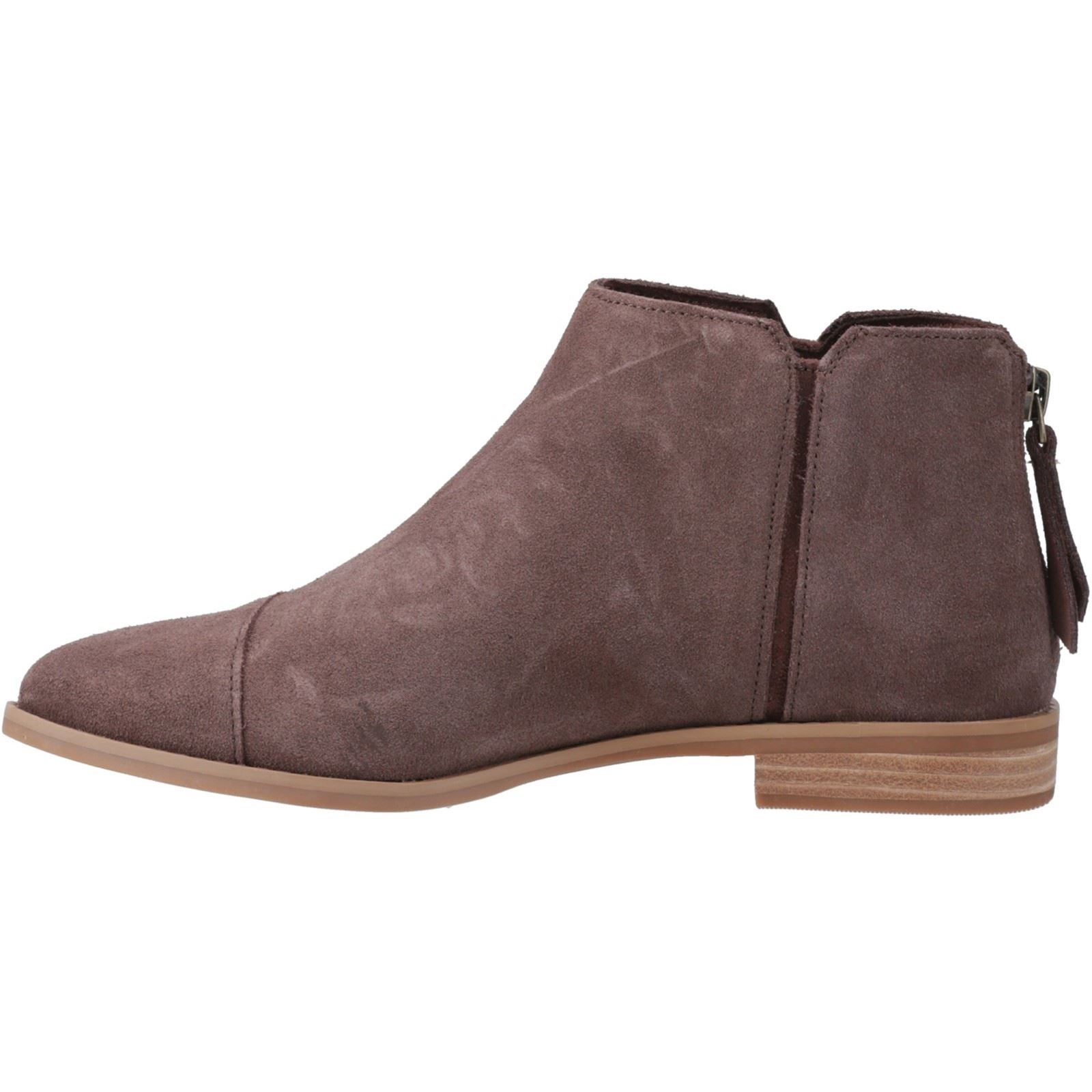 TOMS Rylie Bottes En Cuir Pour Femmes Marron Foncé