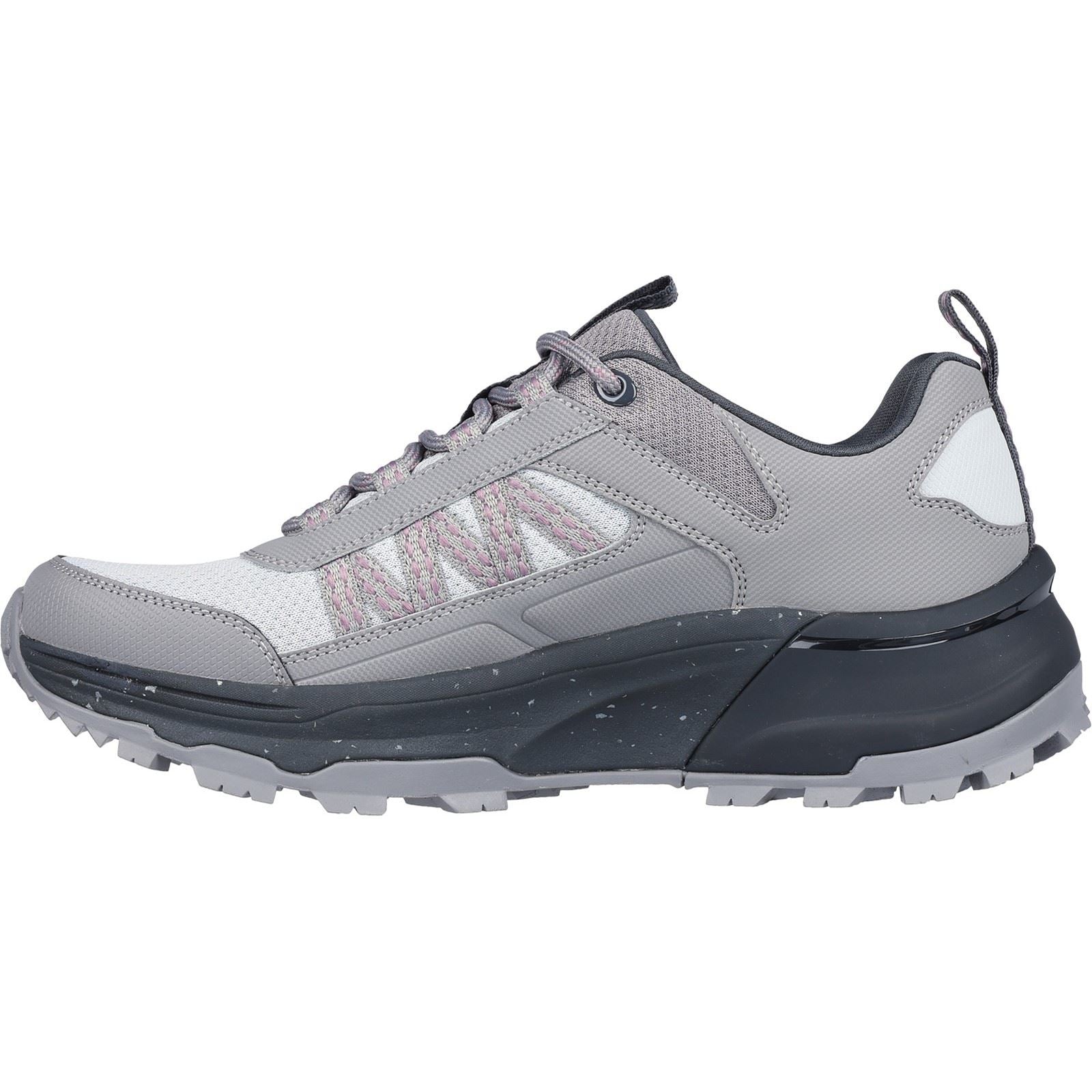 Skechers Max Protect Legacy Bottes De Randonnée Pour Femmes En Cuir Gris/Charbon