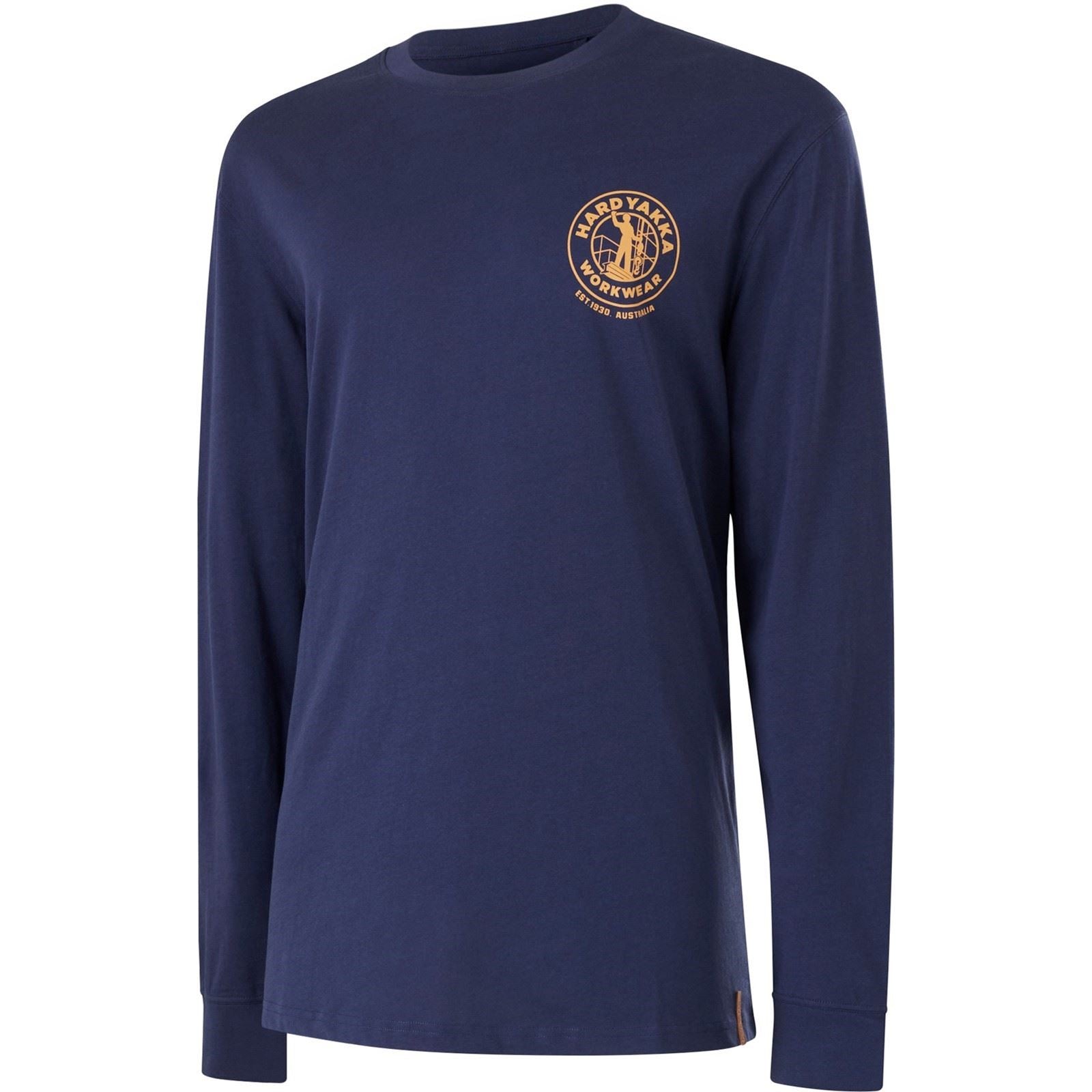 Hard Yakka Heritage Icon T-Shirt Pour Hommes En Coton Bleu