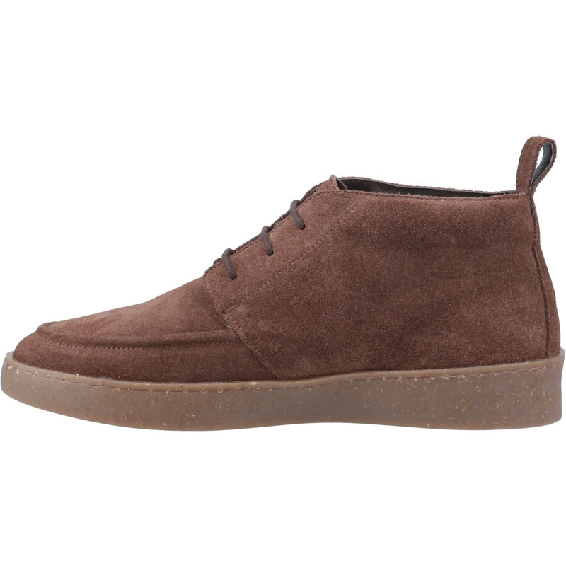 Hush Puppies Rory Bottines Pour Homme En Daim Couleur Chocolat