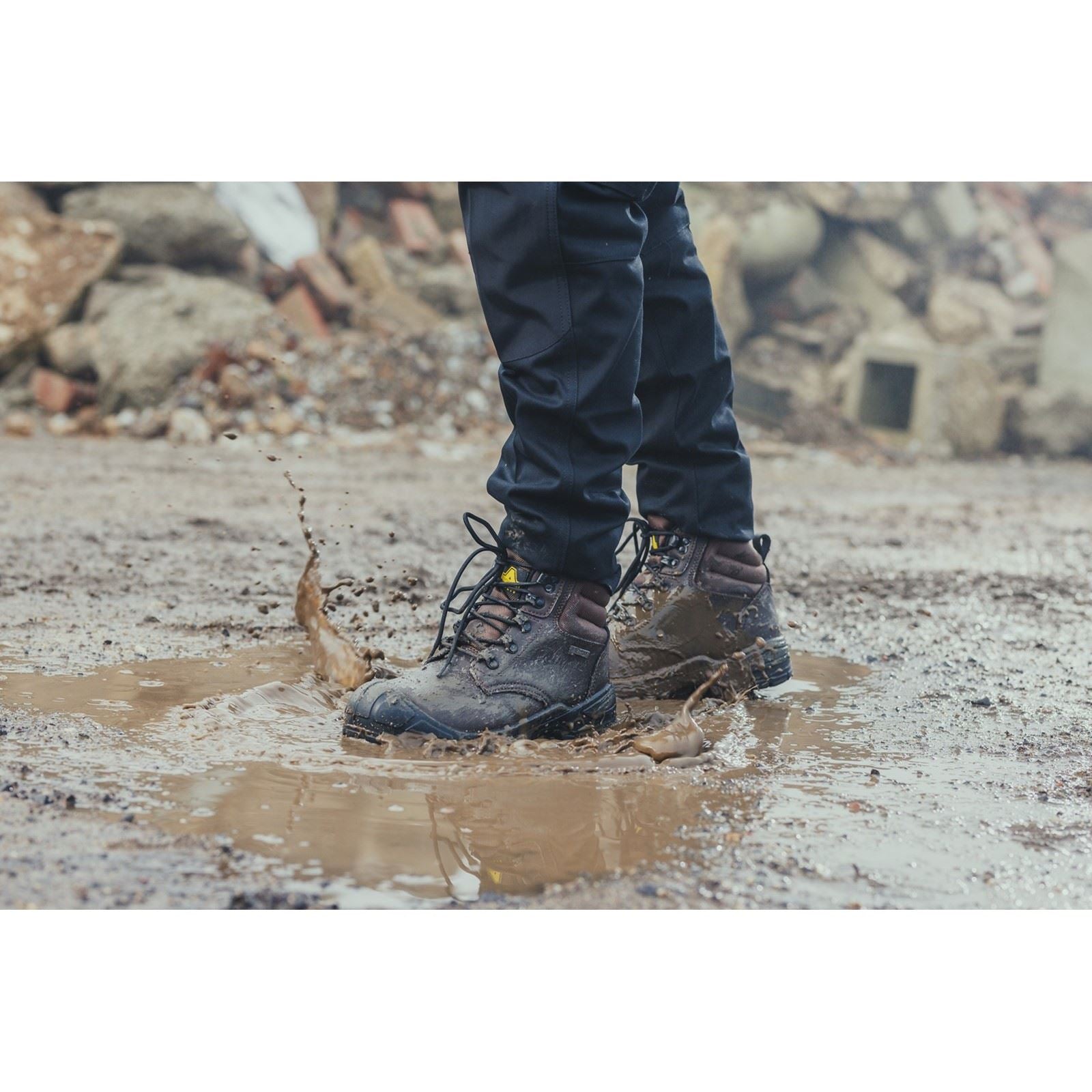 Amblers Safety Deux Cent Quarante Et Un Bottes De Sécurité En Cuir Marron