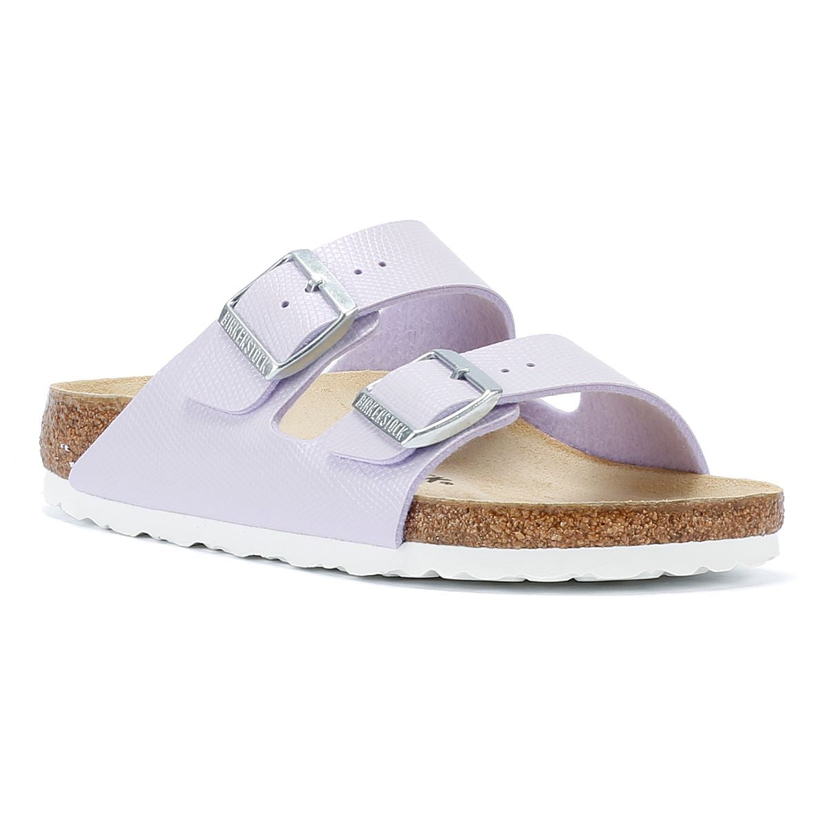 Birkenstock Arizona Sandales De Lézard Violet Pour Femmes