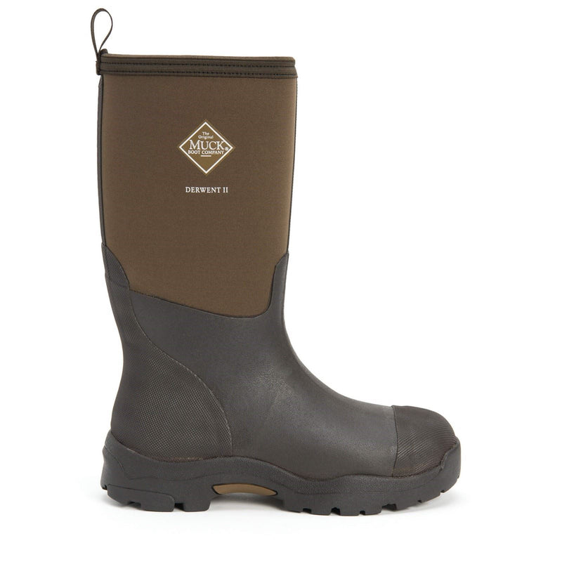 Muck Boots MB Derwent II Bottes En Caoutchouc Noires/Bark Wellington