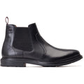 Base London Bloom Bottes Noires En Cuir Pour Hommes